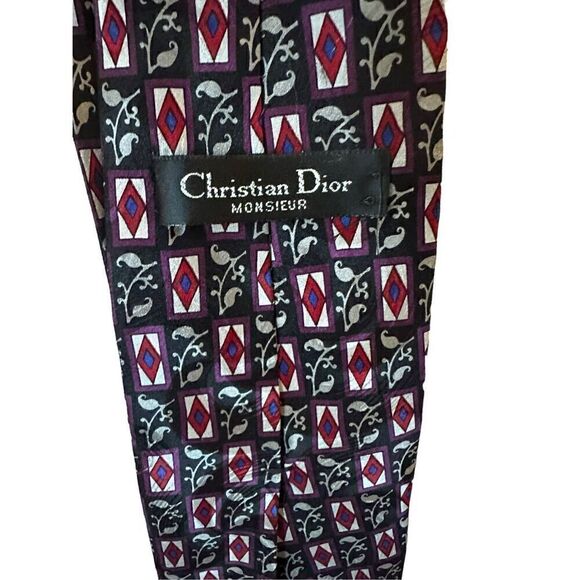 Men’s Vintage Christian Dior Tie - Picture 5 of 5